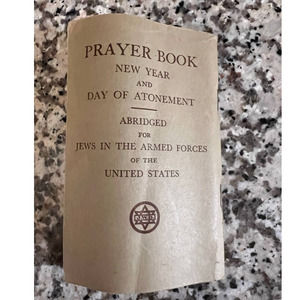 RARE Vintage- Abridged for Jews in the Armed Forces Prayer Book 1941,1943